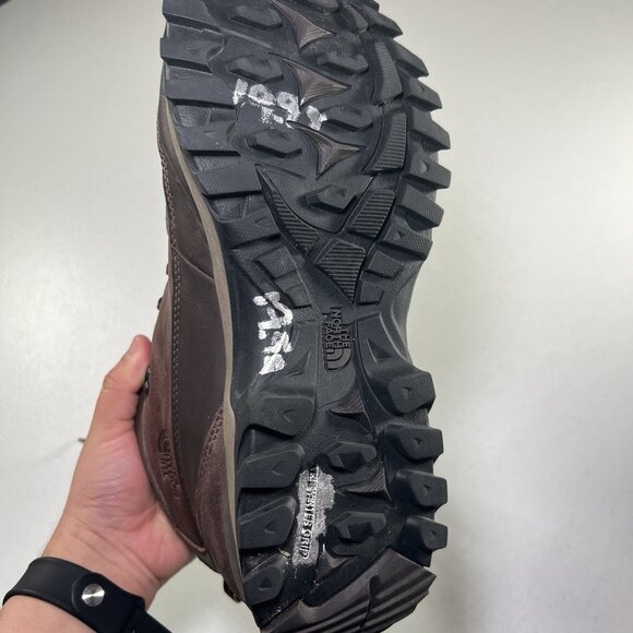 The North Face Mens Winter Mid Waterproof Brown Hiking Boots Heat Seeker Size 11 main image 4
